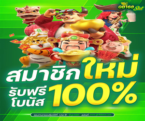 สมาชิกใหม่รับฟรี 100 %